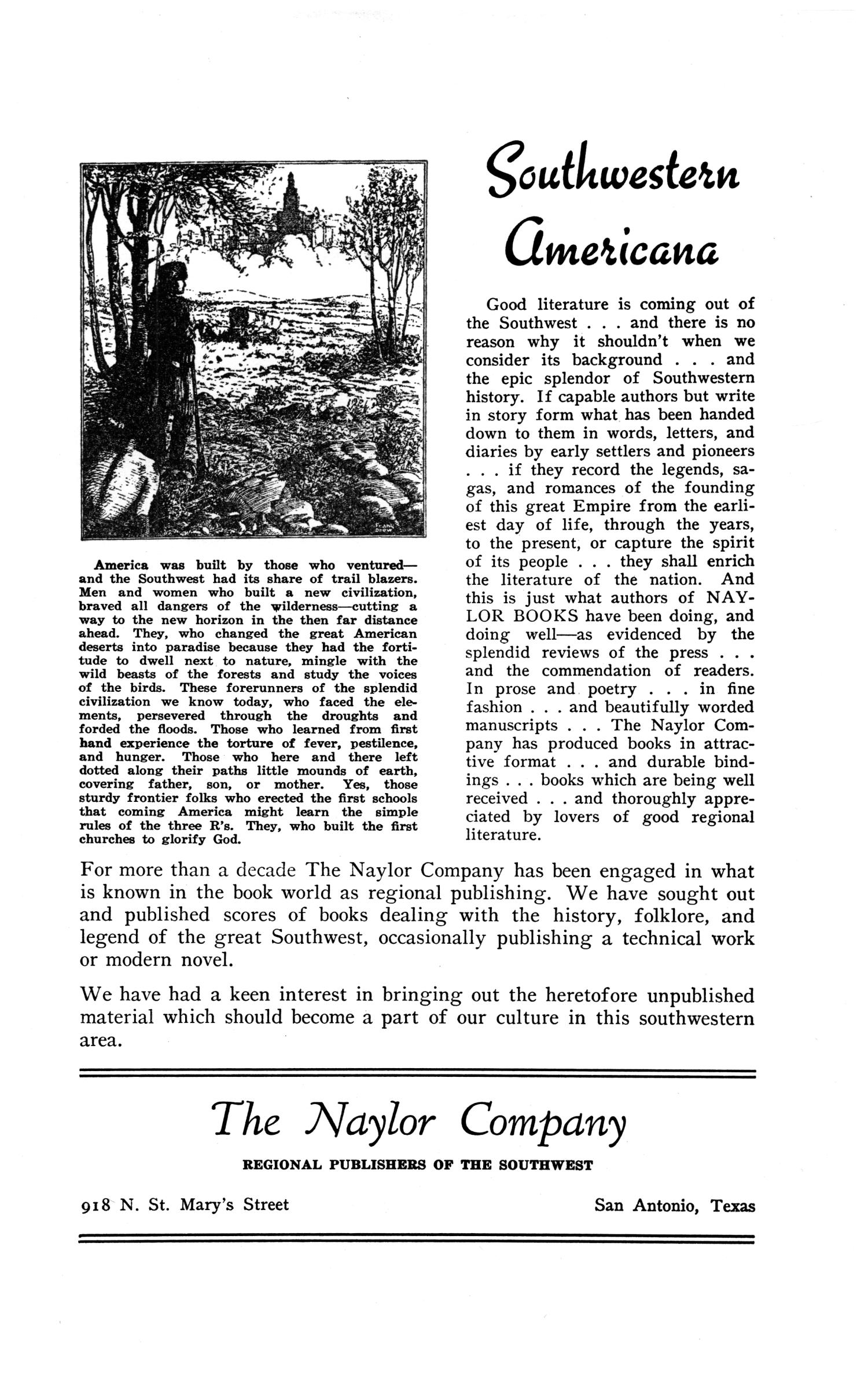 The Southwestern Historical Quarterly, Volume 47, July 1943 - April, 1944
                                                
                                                    None
                                                