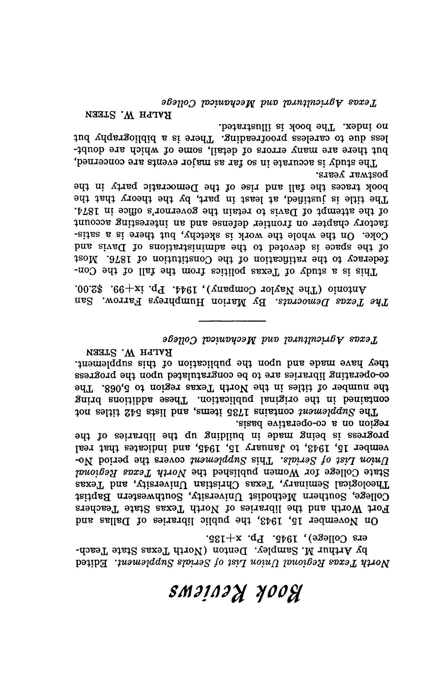 The Southwestern Historical Quarterly, Volume 49, July 1945 - April, 1946
                                                
                                                    463
                                                