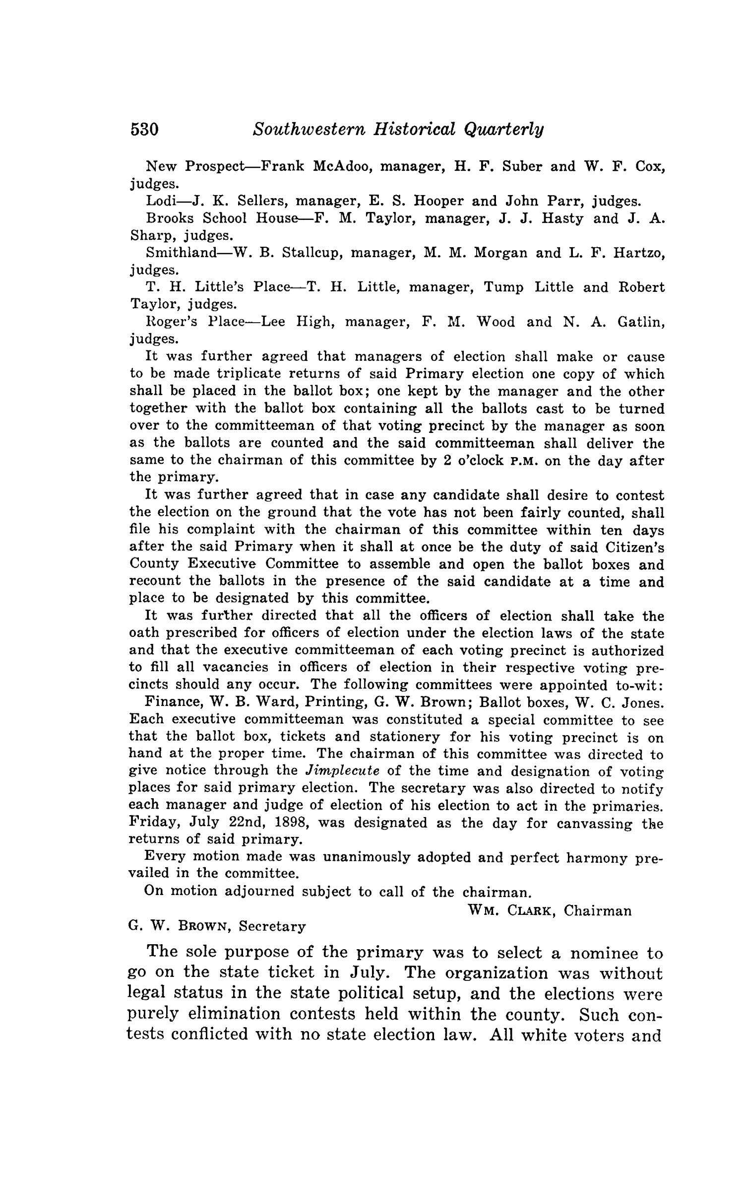 The Southwestern Historical Quarterly, Volume 49, July 1945 - April, 1946
                                                
                                                    530
                                                