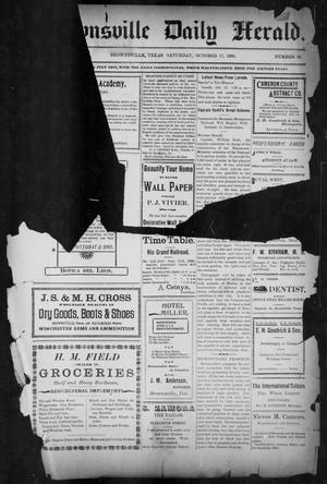 Primary view of object titled 'Brownsville Daily Herald (Brownsville, Tex.), Vol. TWELVE, No. 90, Ed. 1, Saturday, October 17, 1903'.