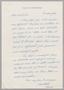 Letter: [Handwritten Letter from Harris K. Oppenheimer to R. Lee. Kempner]