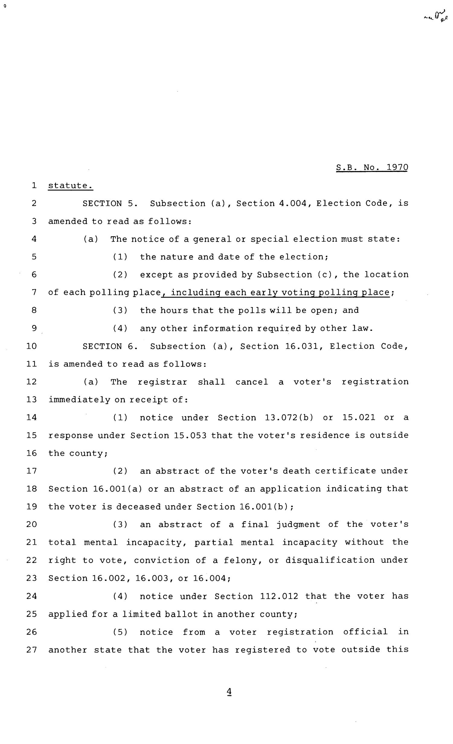 81st Texas Legislature, Senate Bill 1970, Chapter 1235
                                                
                                                    [Sequence #]: 4 of 18
                                                