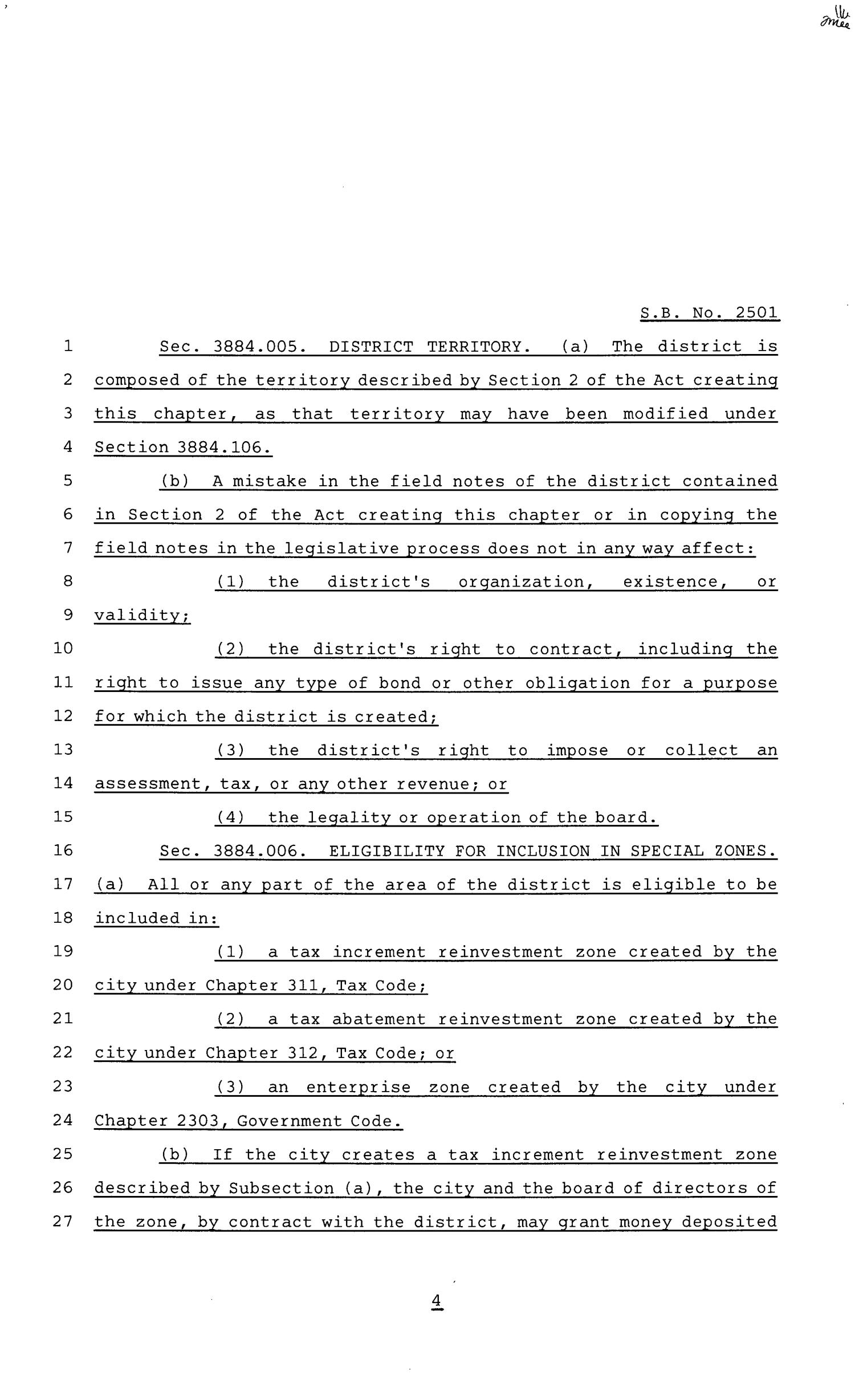 81st Texas Legislature, Senate Bill 2501, Chapter 866
                                                
                                                    [Sequence #]: 4 of 62
                                                