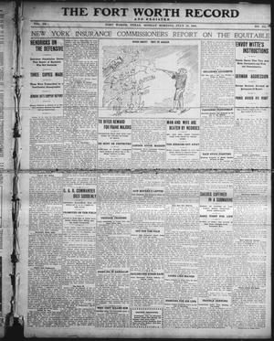 Primary view of object titled 'The Fort Worth Record and Register (Fort Worth, Tex.), Vol. 9, No. 275, Ed. 1 Monday, July 17, 1905'.
