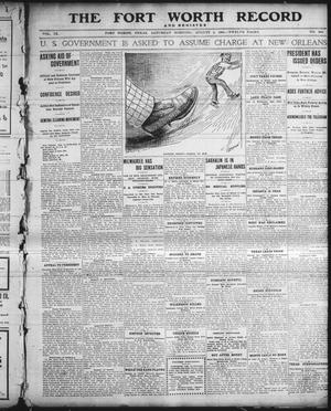 Primary view of object titled 'The Fort Worth Record and Register (Fort Worth, Tex.), Vol. 9, No. 294, Ed. 1 Saturday, August 5, 1905'.