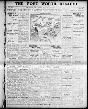 Primary view of object titled 'The Fort Worth Record and Register (Fort Worth, Tex.), Vol. 9, No. 306, Ed. 1 Thursday, August 17, 1905'.
