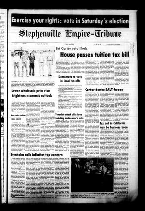 Primary view of object titled 'Stephenville Empire-Tribune (Stephenville, Tex.), Vol. 109, No. 249, Ed. 1 Friday, June 2, 1978'.