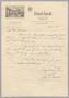 Letter: [Handwritten Letter from Richard Bennett to I. H. Kempner, April 15, …