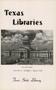 Journal/Magazine/Newsletter: Texas Libraries, Volume 18, Number 3, March 1956