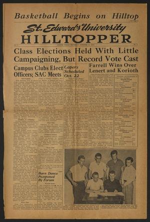 Primary view of object titled 'Hilltopper (Austin, Tex.), Vol. 8, No. 3, Ed. 1 Thursday, October 14, 1954'.