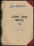 Book: Travis County Clerk Records: Civil Minutes G