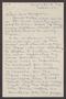 Letter: [Letter from Sib M. Fowler to I. H. Kempner, October 31, 1957]