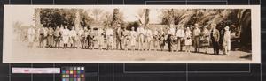 Primary view of object titled 'Southwestern Land Co. excursion party in the Lower Rio Grande Valley'.