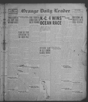 Primary view of object titled 'Orange Daily Leader (Orange, Tex.), Vol. 15, No. 118, Ed. 1 Tuesday, May 27, 1919'.