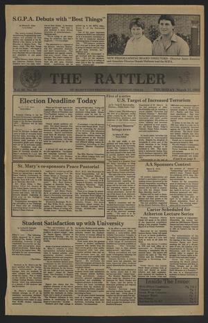 Primary view of object titled 'The Rattler (San Antonio, Tex.), Vol. 68, No. 18, Ed. 1 Thursday, March 15, 1984'.