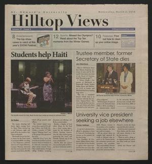 Primary view of object titled 'Hilltop Views (Austin, Tex.), Vol. 27, No. 6, Ed. 1 Wednesday, March 3, 2010'.