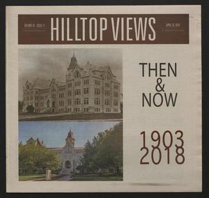 Primary view of object titled 'Hilltop Views (Austin, Tex.), Vol. 43, No. 11, Ed. 1 Wednesday, April 25, 2018'.