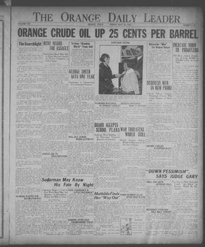 Primary view of object titled 'The Orange Daily Leader (Orange, Tex.), Vol. 8, No. 126, Ed. 1 Friday, May 26, 1922'.