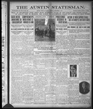 Primary view of object titled 'The Austin Statesman. (Austin, Tex.), Vol. 42, No. 325, Ed. 1 Saturday, December 2, 1911'.