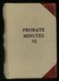 Book: Travis County Probate Records: Probate Minutes 75