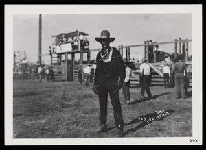 Primary view of object titled '[African American Cowboy]'.