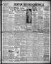 Primary view of Denton Record-Chronicle (Denton, Tex.), Vol. 32, No. 308, Ed. 1 Tuesday, August 8, 1933