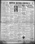 Newspaper: Denton Record-Chronicle (Denton, Tex.), Vol. 33, No. 100, Ed. 1 Frida…