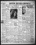 Newspaper: Denton Record-Chronicle (Denton, Tex.), Vol. 36, No. 122, Ed. 1 Monda…