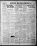 Newspaper: Denton Record-Chronicle (Denton, Tex.), Vol. 38, No. 109, Ed. 1 Tuesd…