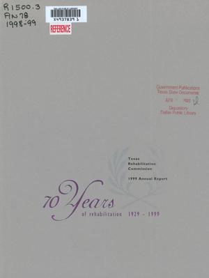 Primary view of object titled 'Texas Rehabilitation Commission Annual Report: 1999'.