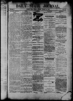 Primary view of object titled 'Daily State Journal. (Austin, Tex.), Vol. 4, No. 37, Ed. 1 Friday, March 14, 1873'.