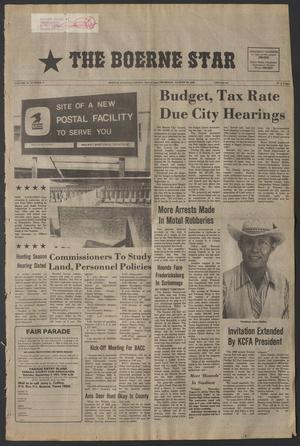 Primary view of object titled 'The Boerne Star (Boerne, Tex.), Vol. 79, No. 34, Ed. 1 Thursday, August 18, 1983'.