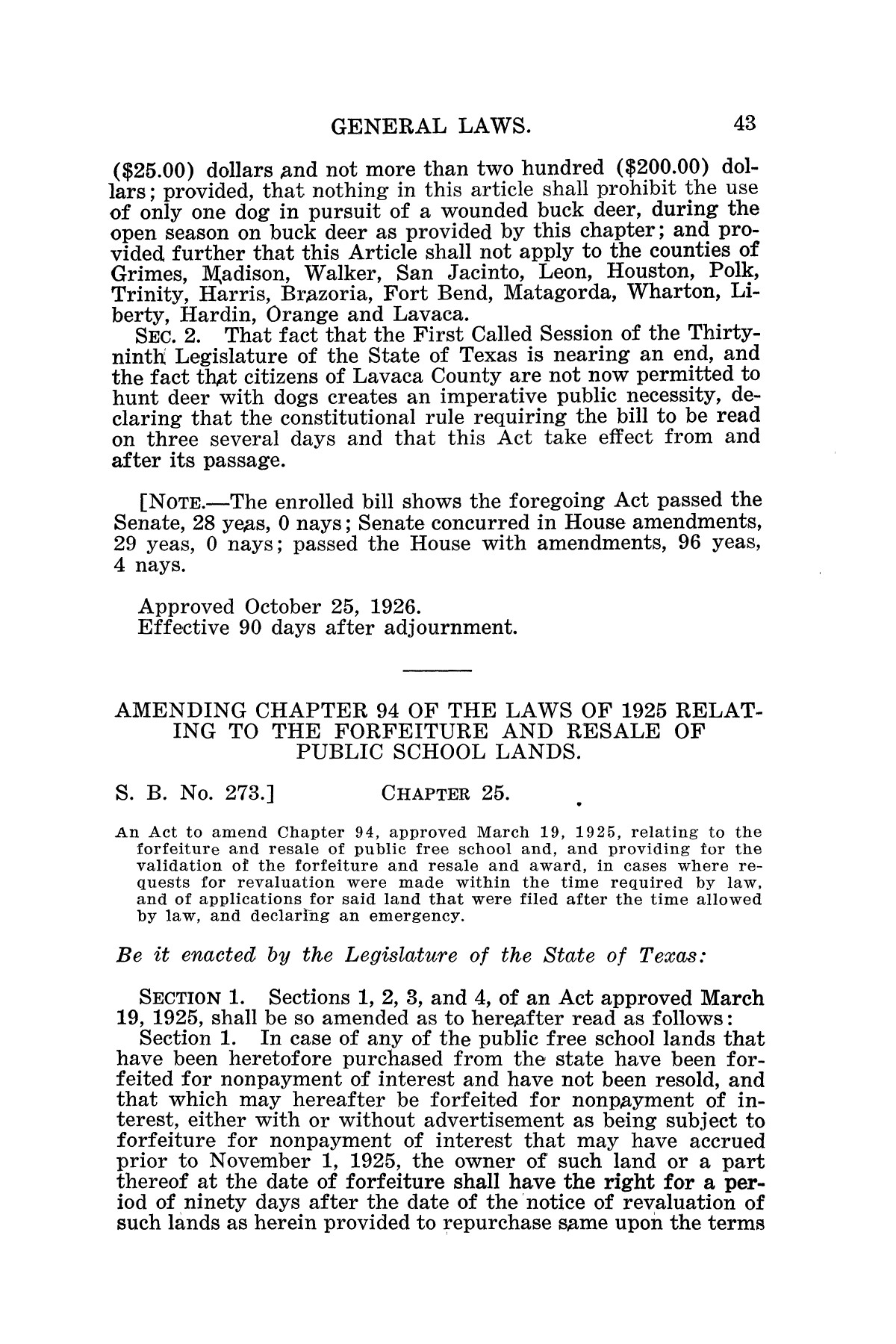 The Laws of Texas, 1925 [Volume 23]
                                                
                                                    [Sequence #]: 811 of 822
                                                