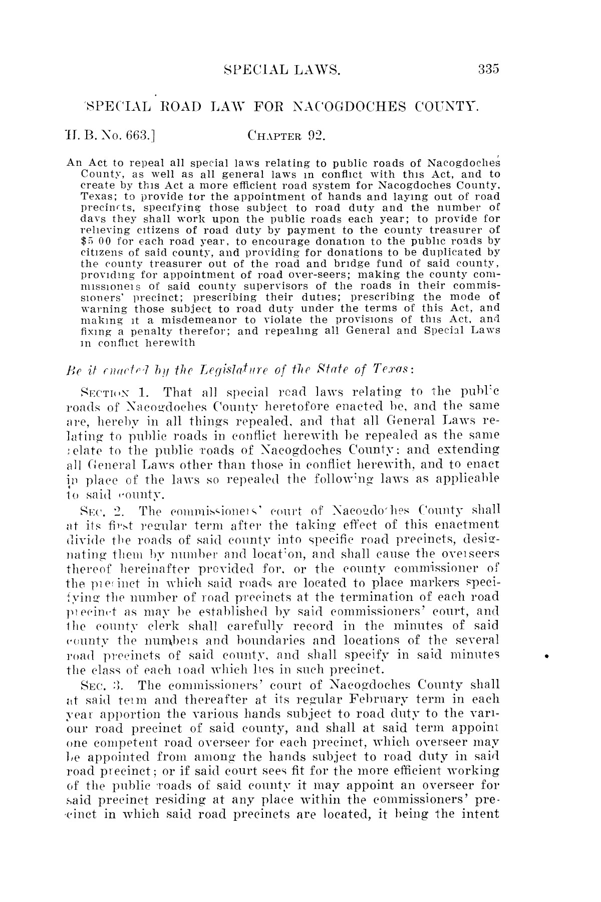 The Laws of Texas, 1923-1925 [Volume 22]
                                                
                                                    [Sequence #]: 345 of 1648
                                                