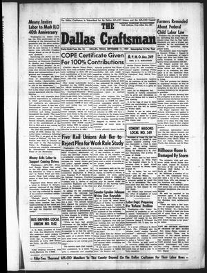 Primary view of object titled 'The Dallas Craftsman (Dallas, Tex.), Vol. 46, No. 16, Ed. 1 Friday, September 11, 1959'.