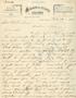 Letter: Johnson & Heard, the Alamo