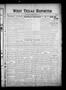 Primary view of West Texas Reporter (Graham, Tex.), Vol. 1, No. 24, Ed. 1 Thursday, March 6, 1913