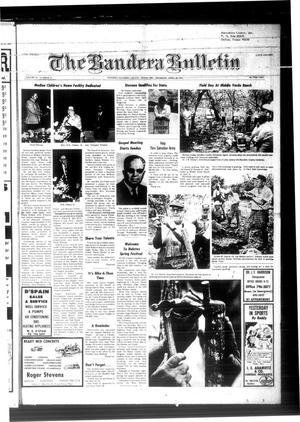 Primary view of object titled 'The Bandera Bulletin (Bandera, Tex.), Vol. 34, No. 42, Ed. 1 Thursday, April 26, 1979'.