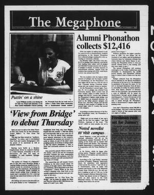 Primary view of object titled 'The Megaphone (Georgetown, Tex.), Vol. 76, No. 9, Ed. 1 Thursday, November 4, 1982'.