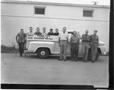 Photograph: [Men and Students with FFA Truck]