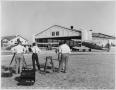 Primary view of Filming of "West Point of the Air" in Front of One of the Aircraft Hangars