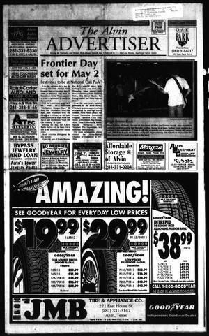 Primary view of object titled 'The Alvin Advertiser (Alvin, Tex.), Ed. 1 Wednesday, April 15, 1998'.