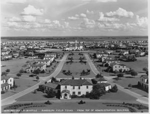 Primary view of object titled 'Randolph Field from Top of Administration Building'.