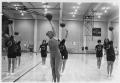 Photograph: Female Students Practicing Basketball Techniques