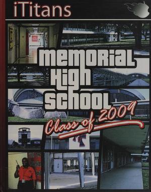 Primary view of object titled 'Titanium, Yearbook of Memorial High School, 2009'.