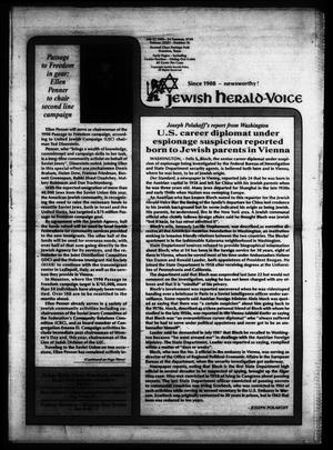 Primary view of object titled 'Jewish Herald-Voice (Houston, Tex.), Vol. 81, No. 16, Ed. 1 Thursday, July 27, 1989'.