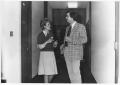 Photograph: Charles Hickox and Ruth Wickham Talking with Each Other