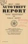 Primary view of Texas Auto Theft Report: May 1992