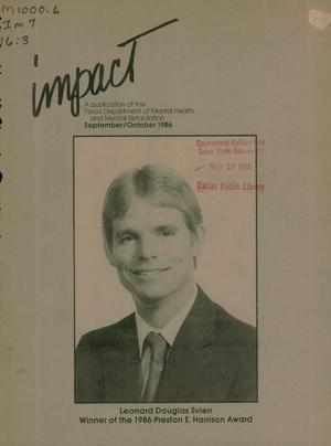 Primary view of object titled 'Impact, Volume 16, Number 3, September/October 1986'.