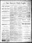 Newspaper: San Antonio Daily Light. (San Antonio, Tex.), Vol. 7, No. 154, Ed. 1 …